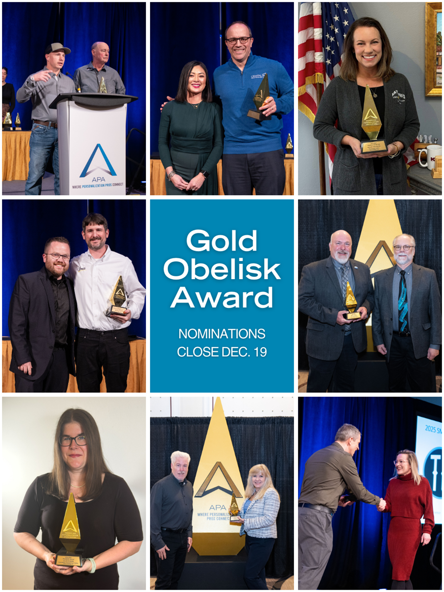'25-26 Gold Obelisk Award Nominations Collage of Previous Winners